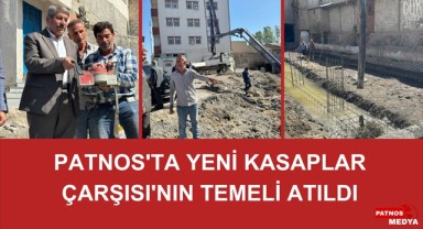 Patnos'ta Yeni Kasaplar Çarşısı'nın Temeli Atıldı