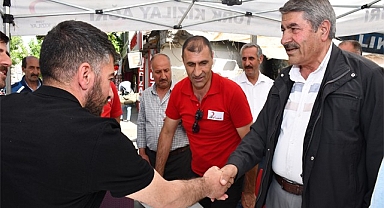 Başkan Taşkın Sahada: