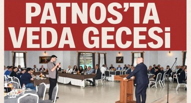 Patnos'ta veda gecesi