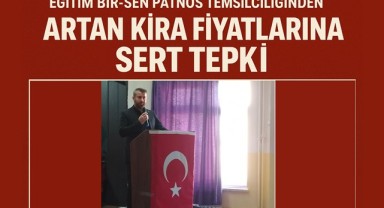 Eğitim Bir-Sen Patnos Temsilciliğinden Artan Kira Fiyatlarına Sert Tepki: “Öğretmenler Geçinemez Hale Geldi”
