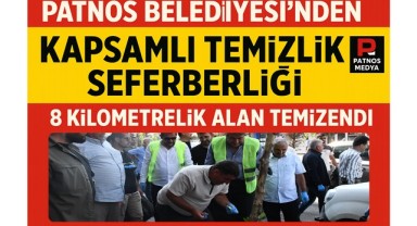 Patnos Belediyesi'nden Kapsamlı Temizlik Seferberliği: 8 Kilometrelik Alan Temizlendi