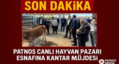 Patnos Canlı Hayvan Pazarı Esnafına Kantar Müjdesi