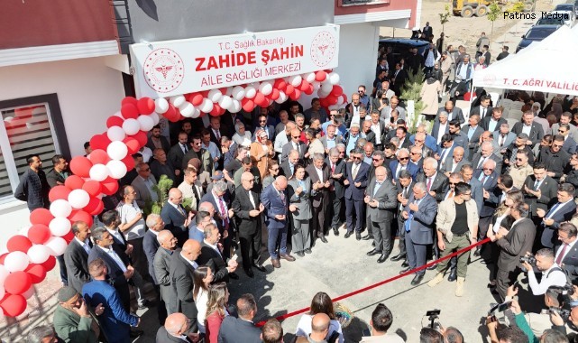 Patnos'ta Zahide Şahin Sağlık Merkezi Hizmete Açıldı