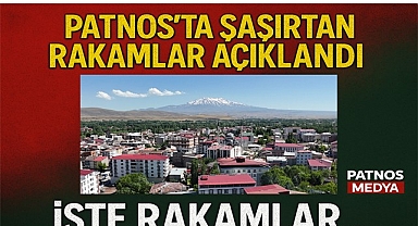 PATNOS'TA ŞAŞIRTAN RAKAMLAR AÇIKLANDI