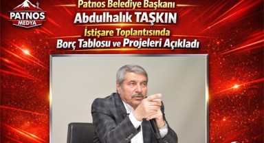 Patnos Belediyesi İstişare Toplantısında Borç Tablosu ve Dev Projeler Açıklandı
