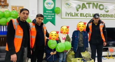 Patnos İyilik Elçileri Derneği’nden Anlamlı Destek: 200 Çocuğa Bot ve Mont