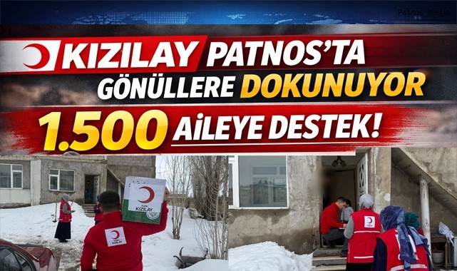 Kızılay Patnos'ta Gönüllere Dokunuyor 1.500 Aileye Destek