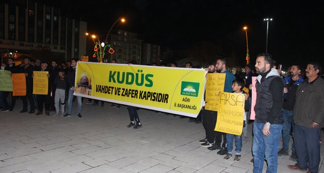 Ağrı’dan Filistin direnişine destek