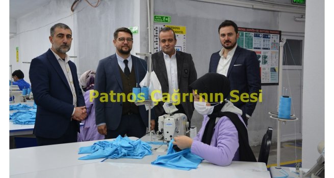 Patnos’ta açılan tekstil atölyesi, gençlere umut olacak