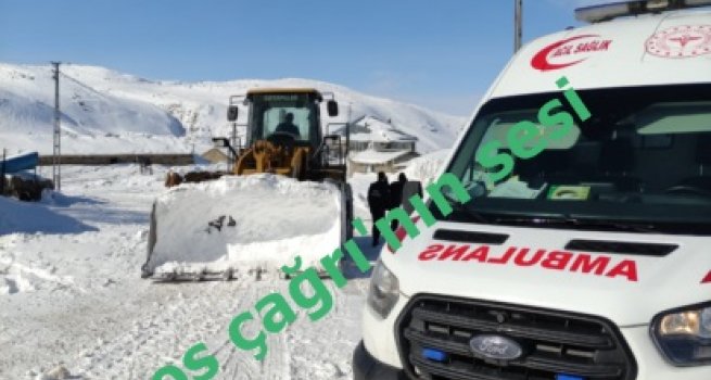 Patnos’ta hamile kadın 4 saatte hastaneye götürüldü