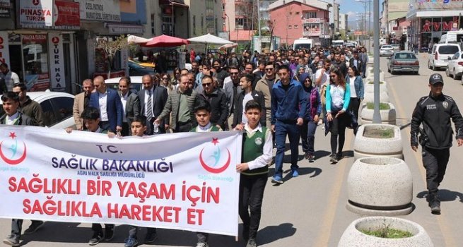 Sağlık İçin Hareket Et Yürüyüşü Düzenlendi