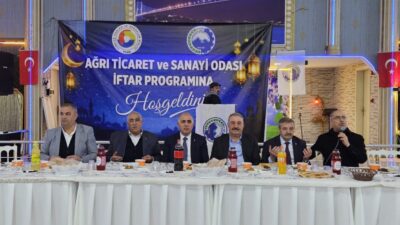 ATSO Başkanı Saim Alpaslan, Patnos'ta düzenlenen iftar programında odanın 7,5
