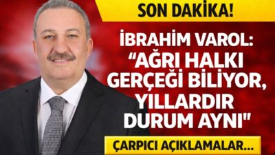 CHP’li siyasetçi İbrahim Varol, Sırrı Sakık’ın açıklamalarına destek vererek Ağrı’daki