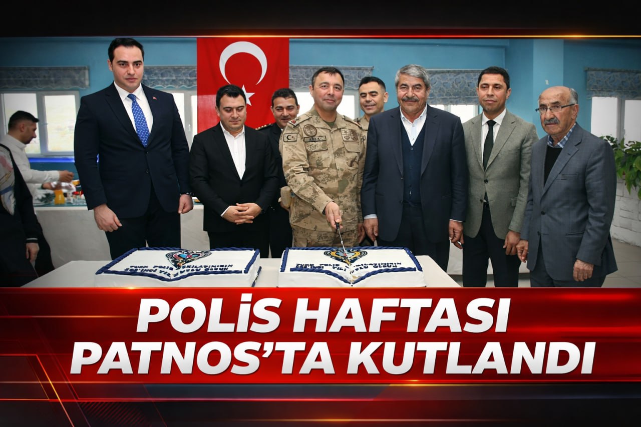 Türk Polis Teşkilatı’nın 181. kuruluş yıl dönümü Patnos’ta düzenlenen törenle