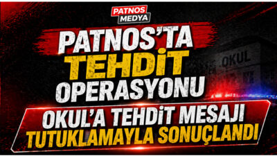 Patnos'ta sosyal medyada tehdit içerikli yorum yapan şahıs tutuklandı, evinde