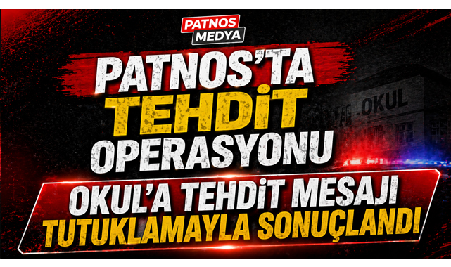 Patnos'ta sosyal medyada tehdit içerikli yorum yapan şahıs tutuklandı, evinde