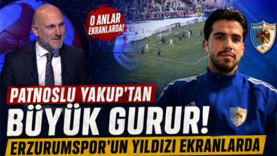 Patnoslu genç futbolcu Yakup Kırtay, Erzurumspor FK formasıyla başarılarına devam