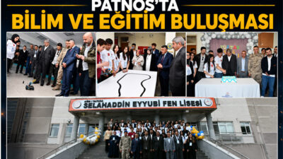 Patnos Selahaddin Eyyubi Fen Lisesi’nde düzenlenen TÜBİTAK 4006 Bilim Fuarı,