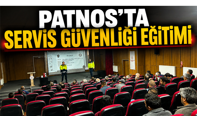 Patnos’ta okul servis şoförleri ve