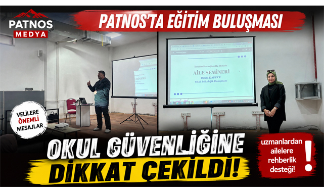 Patnos İbrahim Karaoğlanoğlu İlkokulu’nda düzenlenen