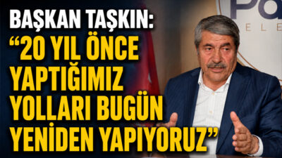 Patnos Belediye Başkanı Abdulhalık Taşkın, yıllar önce yapılan yolların yenilenmesi